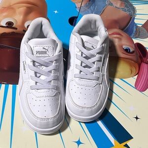Puma Kids Classic White Sneakers